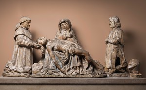 Pieta with donors